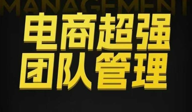 电商超强团队管理，组织绩效，到用人执行，分权合伙-摇钱树